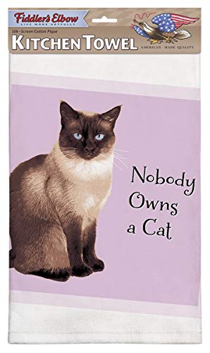 Fiddler's Elbow Nobody Owns a Cat Dish Cat Dish Towel