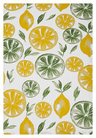 MUkitchen 6629-1863 Kitchen Designer Print Towel Set, 30" x 20", Lemon Lime