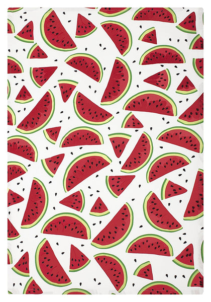MUkitchen 6629-1861 Kitchen Towel Designer Print Set, Watermelon
