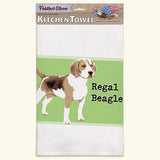Fiddler's Elbow Beagle Dog Kitchen Towel